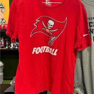 Nike Red Buccaneers Football Tee